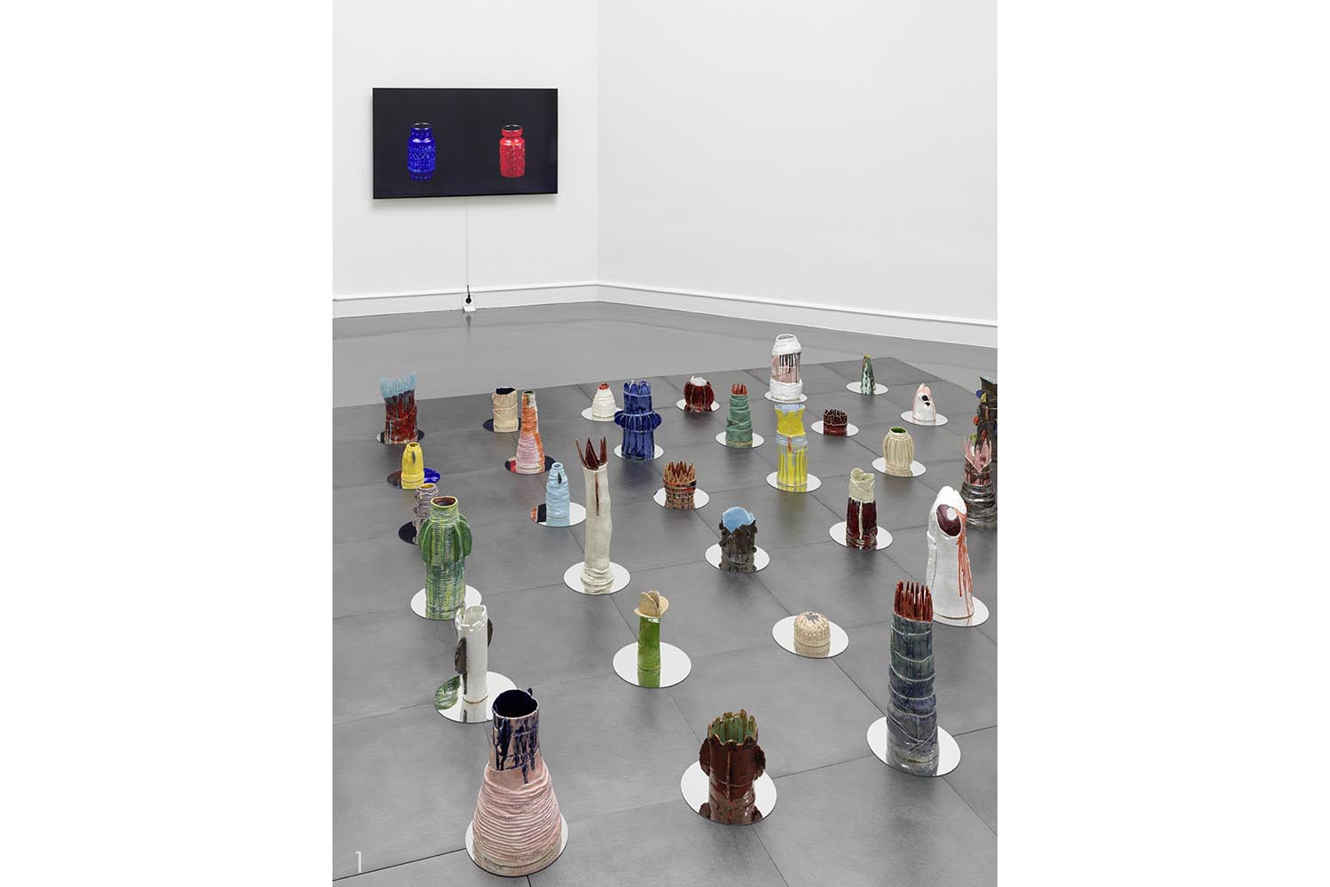 Choluds Arbeiten in der Ausstellung »Selber Ort, andere Zeit«