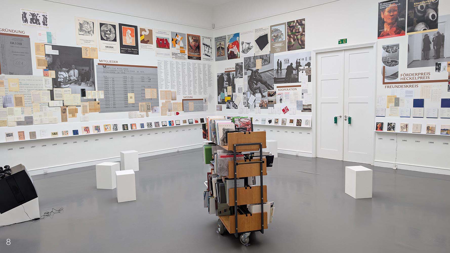 Impression aus der Ausstellung »Selber Ort, andere Zeit«