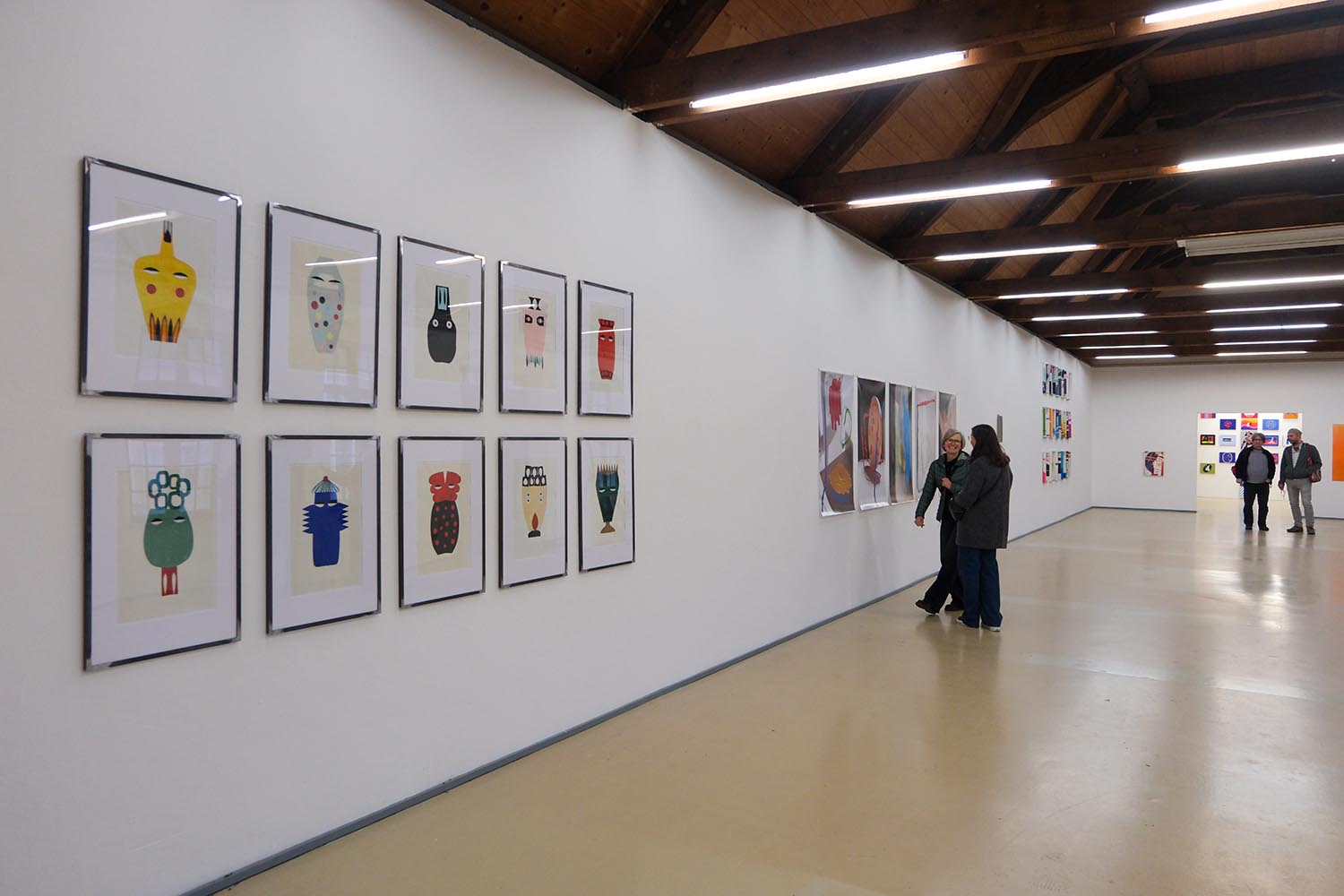 Arbeiten von Cholud auf der Ausstellung Die Kunstpirativen